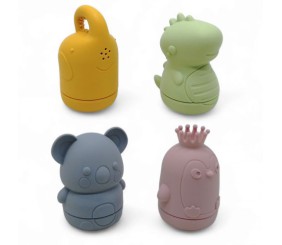 Набір силіконових іграшок для купання (4 шт)