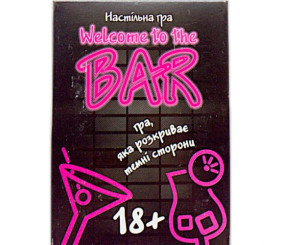 Карткова гра "Welcome to the BAR" 18+, розважальна, укр
