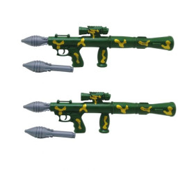 Іграшка "Гранатомет", 2 штуки, 5 ракет