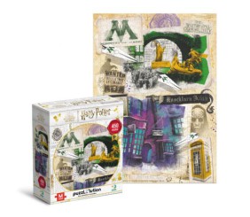 Пазл "Harry Potter. Міністерство магії та Алея Ноктерн", 450 ел