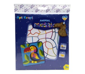 Мозаїка дитяча з фоамірану "Туканчик", 20х20 см