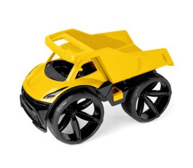 Машинка пластикова гігант Maximus самоскид, 60 см, жовтий