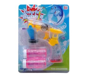 Пістолет з мильними бульбашками, на батарейках