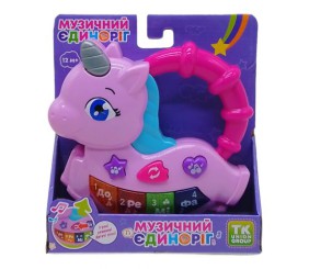 Піаніно "Музичний єдиноріг", бузковий (укр)