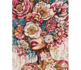 Картина по номерах "Квітковий настрій" 40х50 см
