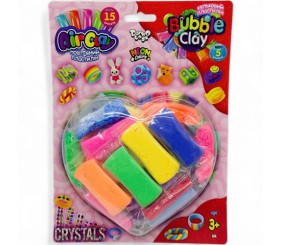 Набір пластиліну "Air Clay+Bubble Clay", кристал
