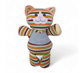 Іграшка мʼяка текстильна "Котик Тім", 22 см