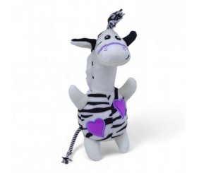 Мʼяка іграшка "Зебра. LOVE" (20 см.)