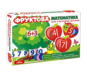 Розвиваюча гра 2в1 Фруктова математика ME5032-15