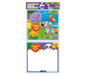 Гра настільна "Набір 4 в 1. Зоопарк"  (укр)