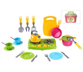 Набір посудкі в шухлядці, 23 предмета