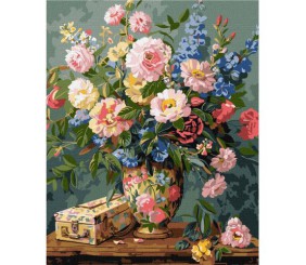 Картина по номерах "Квіткова фантазія" 40х50 см