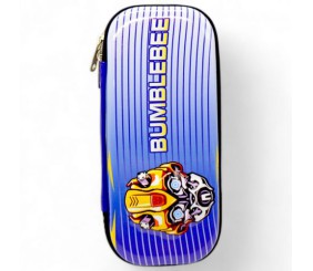 Пенал універсальний, на блискавці "Бамблбі", синій