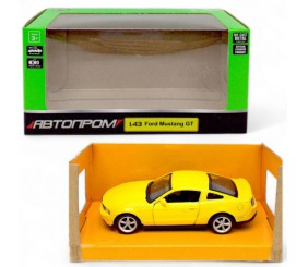 Машинка Автопром: Ford Mustang GT ЖОВТА