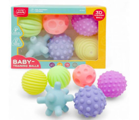 Іграшки розвиваючі "Мʼячики Тактилики" (6 шт)