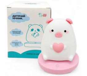 Нічник дитячий "Свинка" (портативний)