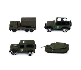 Машинка металева мінімодель – Шеврони героїв, мікс