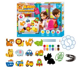 Магнітні брелки "Диво майстерня: Транспорт та тварини"