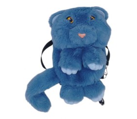 Рюкзак дитячий "Котик" (29 см), сіро-блакитний