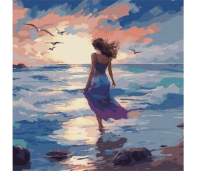 Картина по номерах "Прекрасна стихія" 40х40 см
