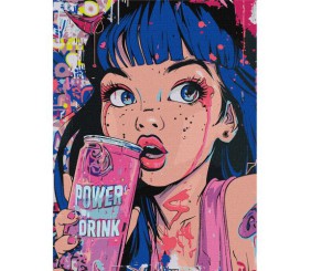 Картина по номерах "Енергія кольору" 30х40 см