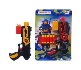 Бластер M-65PF з мʼякими поролоновими патронами на присосках