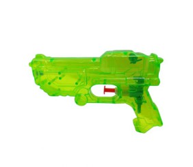 Водний пістолет прозорий, 15 см (зелений)