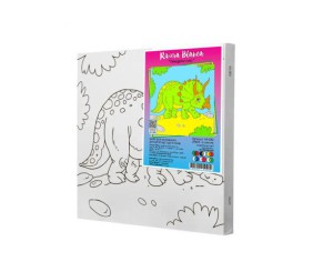 Дитячий набір для розпису "Трицератопс", 25х25 см