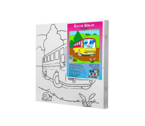 Дитячий набір для розпису "Автобус", 25х25 см