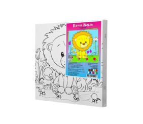 Дитячий набір для розпису "Левеня", 25х25 см