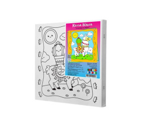 Дитячий набір для розпису "Альпака з Перу", 25х25 см