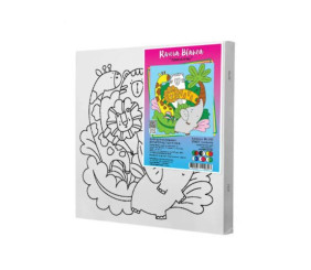 Дитячий набір для розпису "Анімалізм", 25х25 см