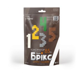 Конструктор "Брікс" цифри 85 ел.