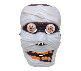 Маска пластикова "Мумія", очі на пружинці, 26 см