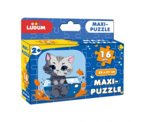 Пазл "Максі-пазл Котик", 16 елементів