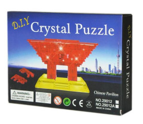 3D пазл "Китайський павільйон", 20 деталей