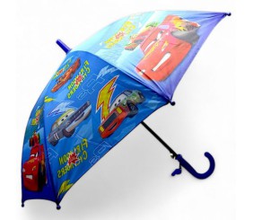 Парасолька дитяча "Тачки", синя (70 см, d=80 см), вид 3