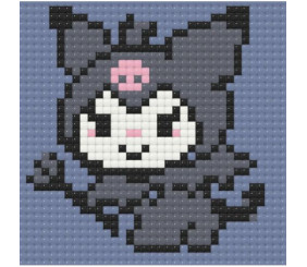 Алмазна мозаїка (міні) Куромі (Kuromi), 10х10 см
