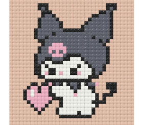 Алмазна мозаїка (міні) Куромі (Kuromi), 10х10 см