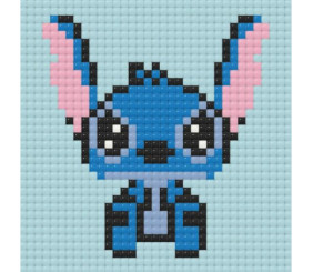 Алмазна мозаїка (міні) Стіч (Stitch), 10х10 см