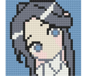 Алмазна мозаїка (міні) Благословення небесного урядника. Се Лянь, 10х10 см