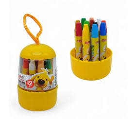 Набір воскової крейди для малювання, 12 кольорів