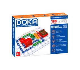 Конструктор електронний DOKA "118 СХЕМ"