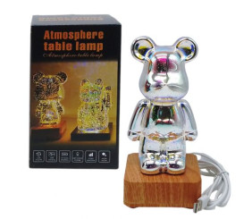 Нічник "Ведмедик Беарбрік", 20 см, працює від мережі