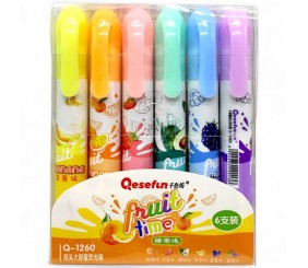 Набір двухсторонніх маркерів (6 кольорів із запахом)