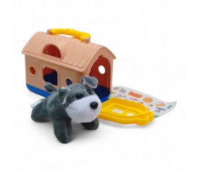 Мʼяка іграшка "Песик з переноскою" (бежева)