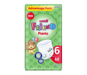 Трусики-підгузки Goo.N Friend для дітей 15-25 кг (розмір 6(XXL), 60 шт)