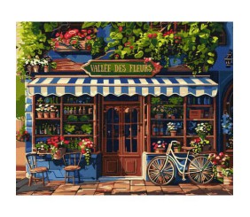 Картина по номерах "Долина квітів" 40х50 см