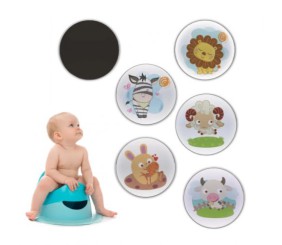 Наліпки для привчання дитини до горщика (5 шт)