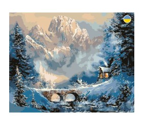 Картина по номерах "Зимовий пейзаж" 40х50 см